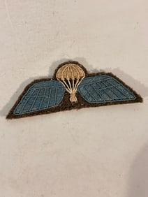 WWII style British Army Parachute / Paratrooper Cloth Jump Wings patch