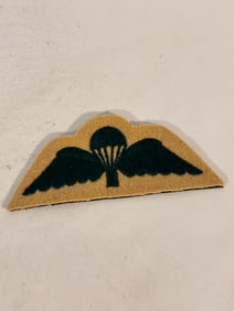 Military Patch, Vintage (WW2) British Army Light Infantry Parachute Wings Cloth