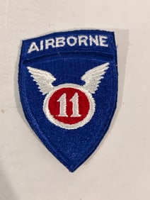US Army 11th Airborne Division patch 1 Piece  construction