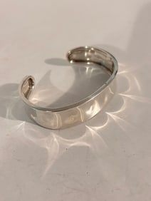 Vintage  Sterling Silver Mexico cuff Bracelet 7"