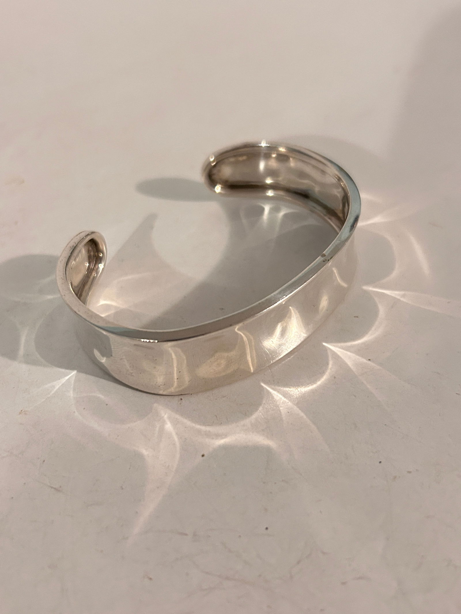 Vintage  Sterling Silver Mexico cuff Bracelet 7" (1 of 4)