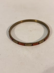 Vintage Brass Bracelet 7"