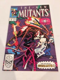 Vintage Comic Book The New Mutants # 74