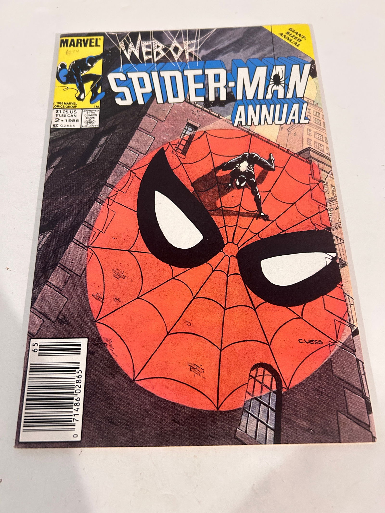 Vintage Comic Book Web Of Spider-Man # 2 Annual (1 of 2)