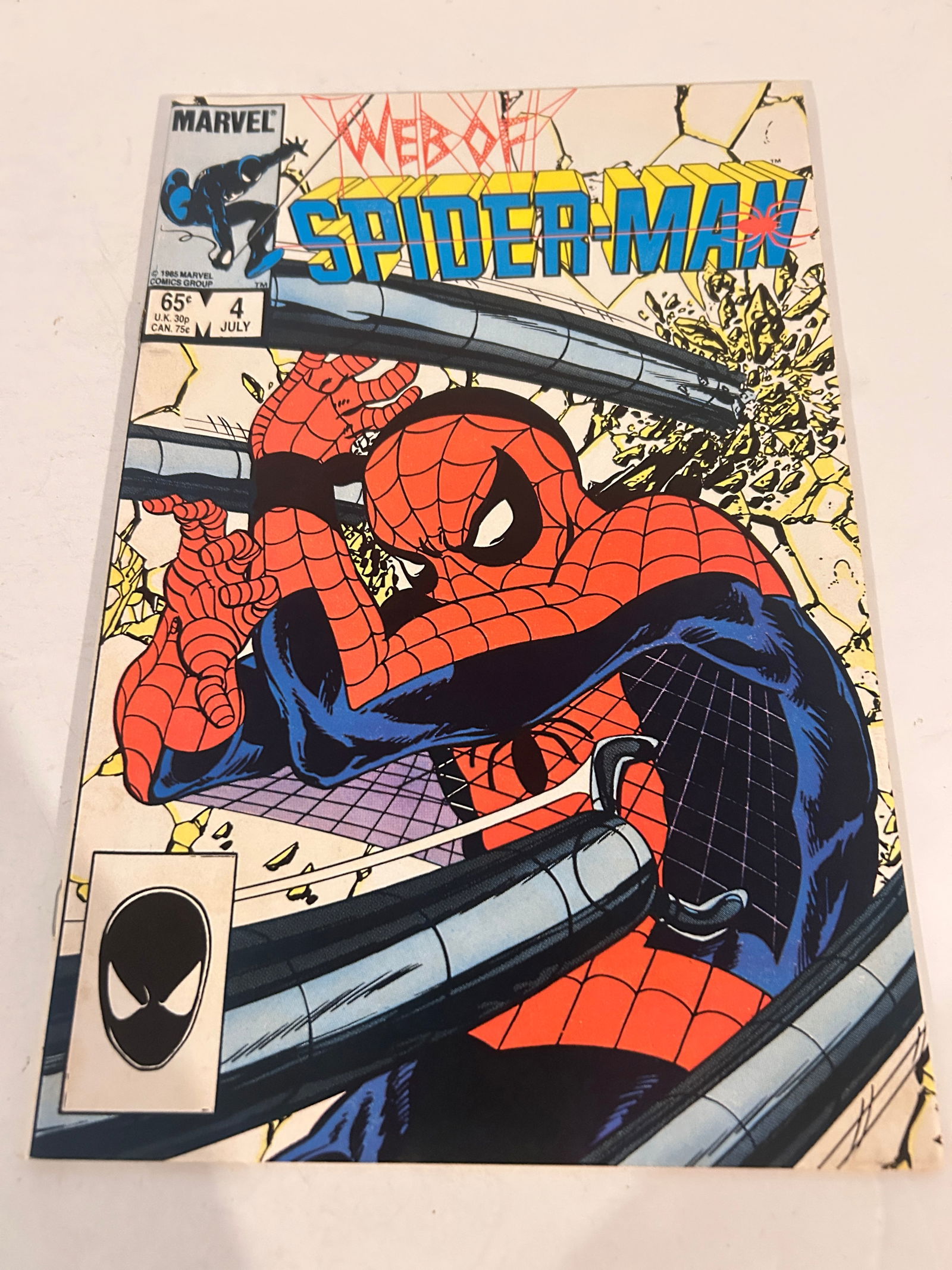 Vintage Comic Book Web Of Spider-Man # 4 (1 of 2)