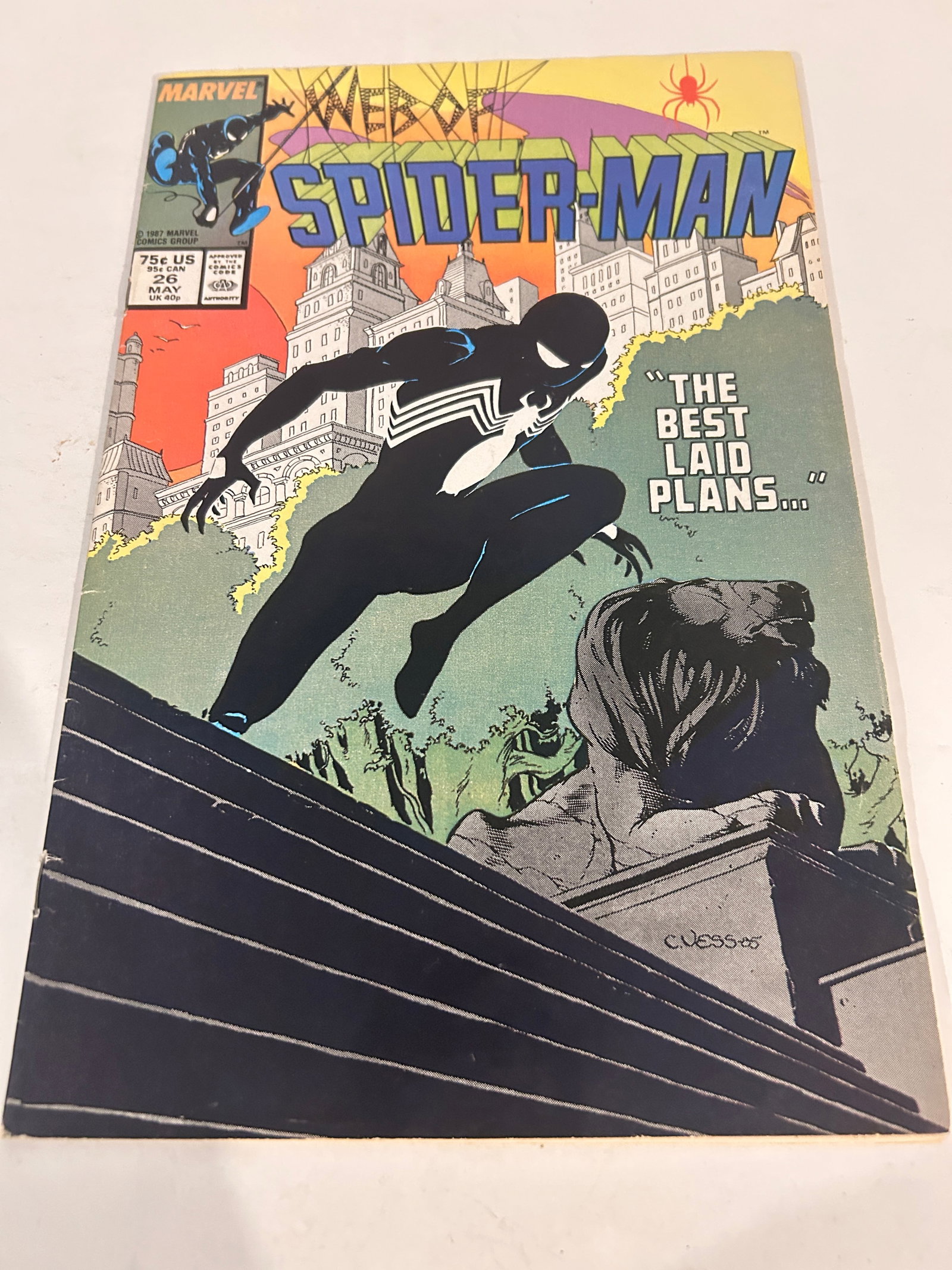 Vintage Comic Book Web Of Spider-Man # 26: Vintage Comic Book Web Of Spider-Man # 26 Please view all photos as they are part of the description and condition of this Item, Feel free to contact me with questions or picture requests! Used Item A