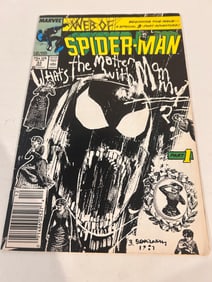 Vintage Comic Book Web Of Spider-Man # 33
