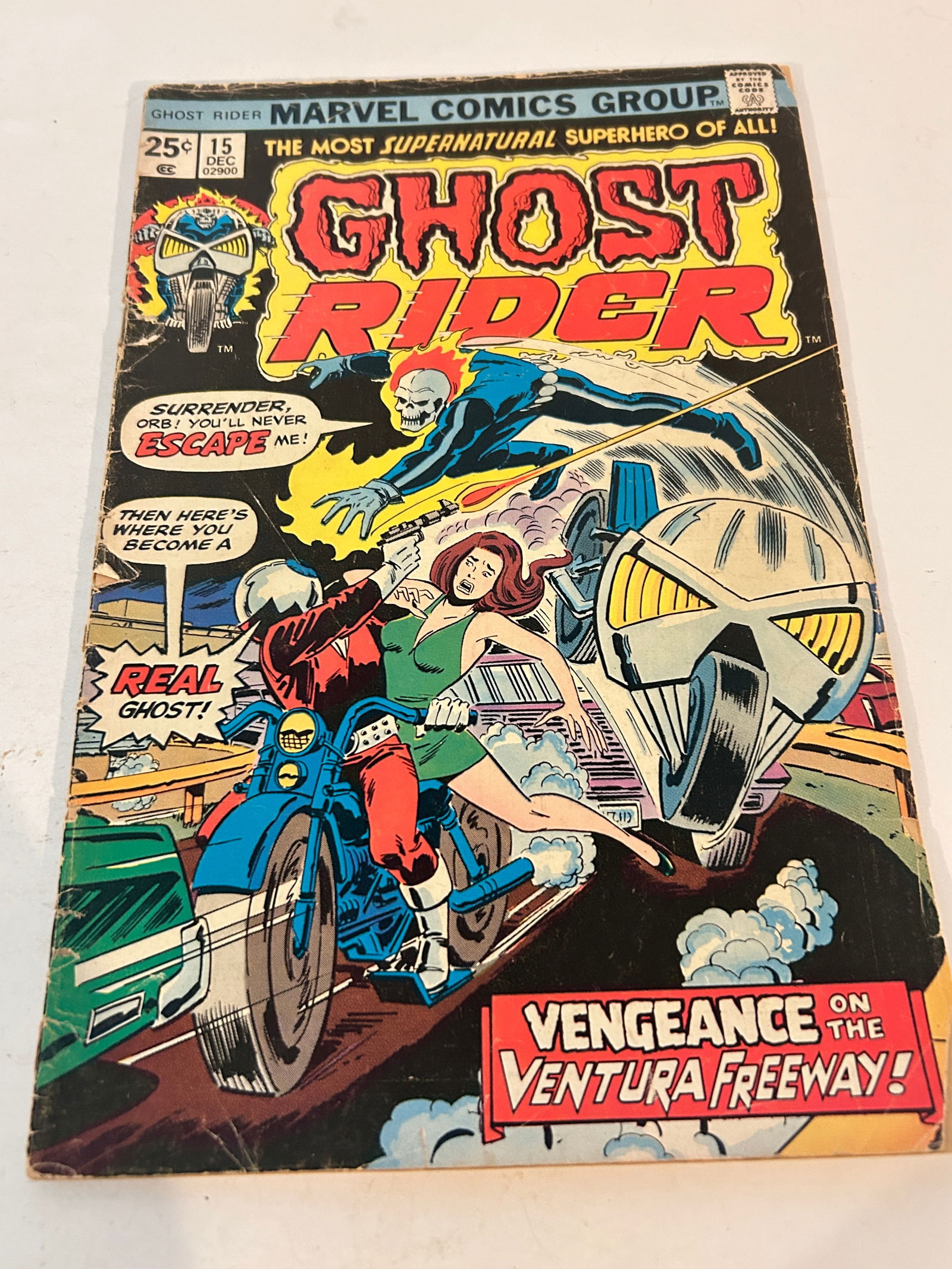 Vintage Comic Book Ghost Rider # 15 (1 of 2)