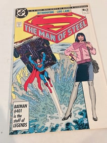 Vintage Comic Book The Man Of Steel # 2