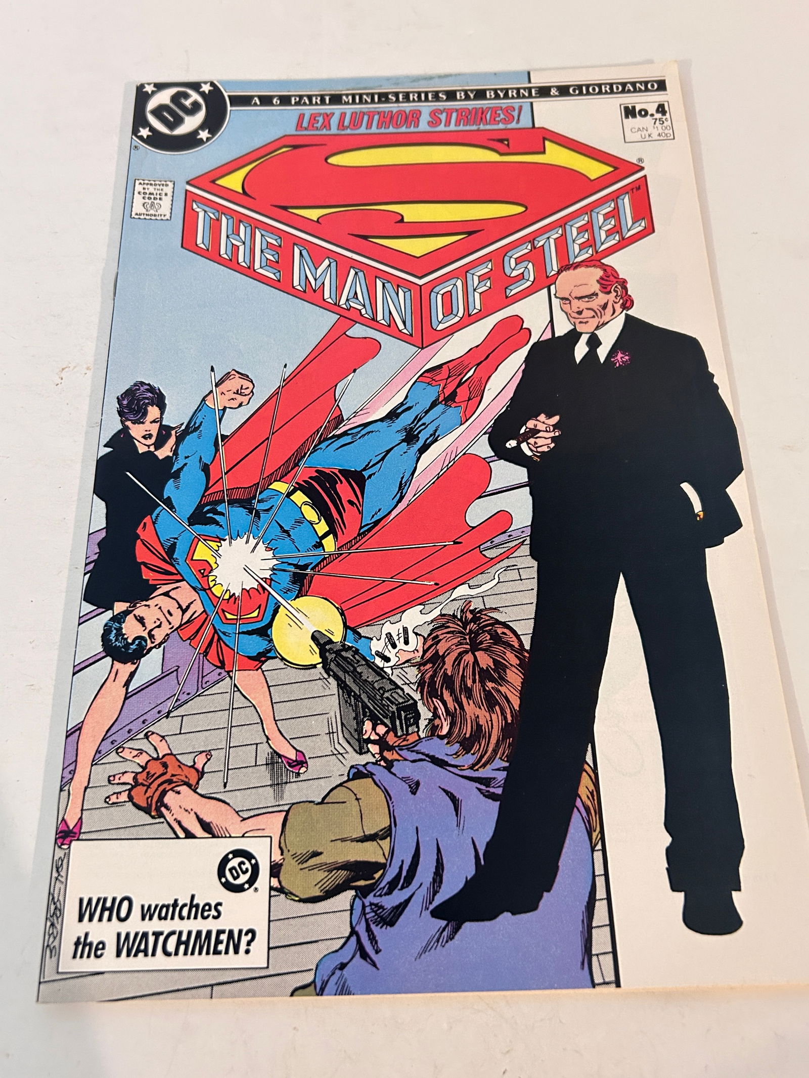 Vintage Comic Book The Man Of Steel # 4 (1 of 2)