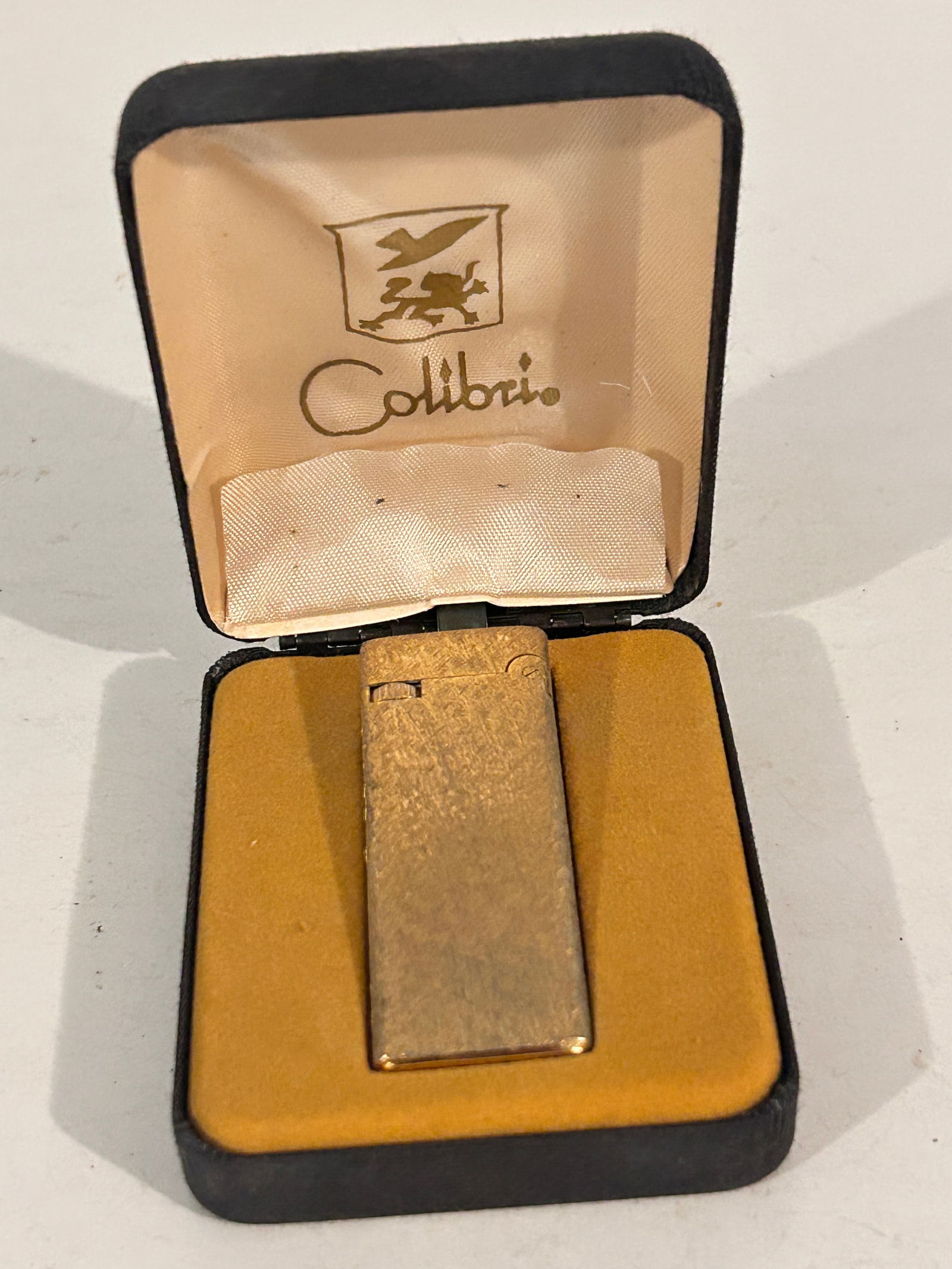 Vintage Colibri Lighter Gold Tone With Original Box (1 of 7)