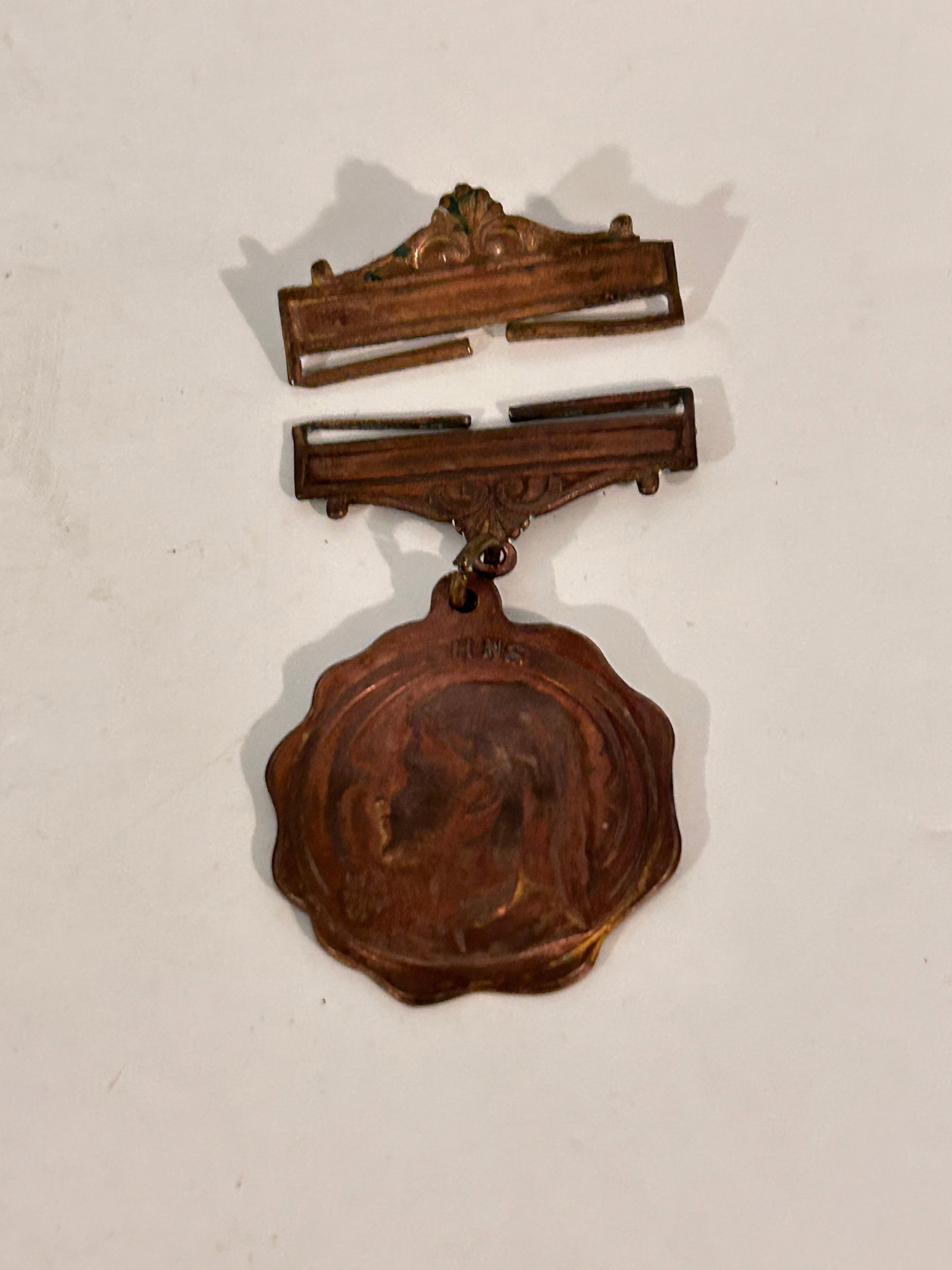 Bureau Holy Name Society Pat. June 9, 1909 Pendant Catholic Girl: Bureau Holy Name Society Pat. June 9, 1909 Pendant Catholic Girl Please view all photos as they are part of the description and condition of this Item, Feel free to contact me with questions or pictur