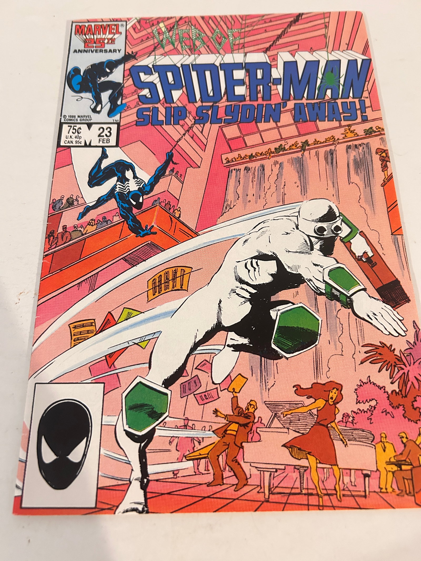 Vintage Comic Book Web Of Spider-Man # 23: Vintage Comic Book Web Of Spider-Man # 23 Please view all photos as they are part of the description and condition of this Item, Feel free to contact me with questions or picture requests! Used Item A
