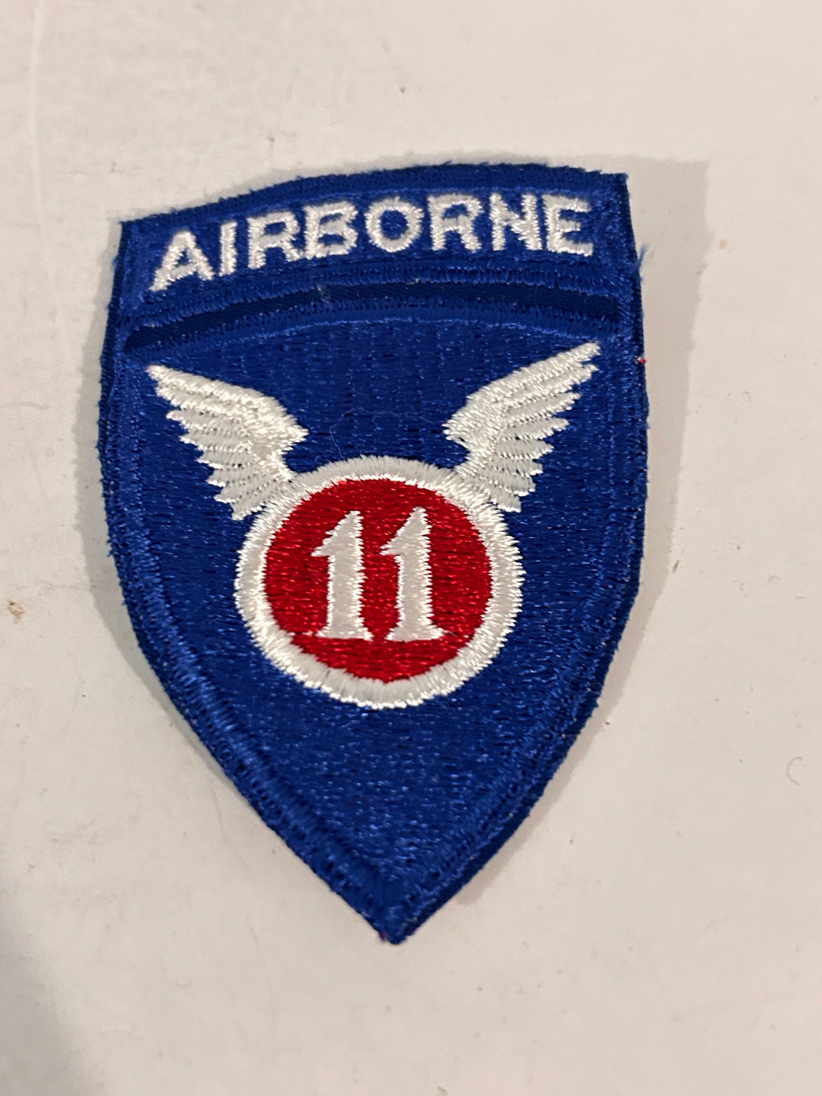 US Army 11th Airborne Division patch 1 Piece  construction (1 of 3)