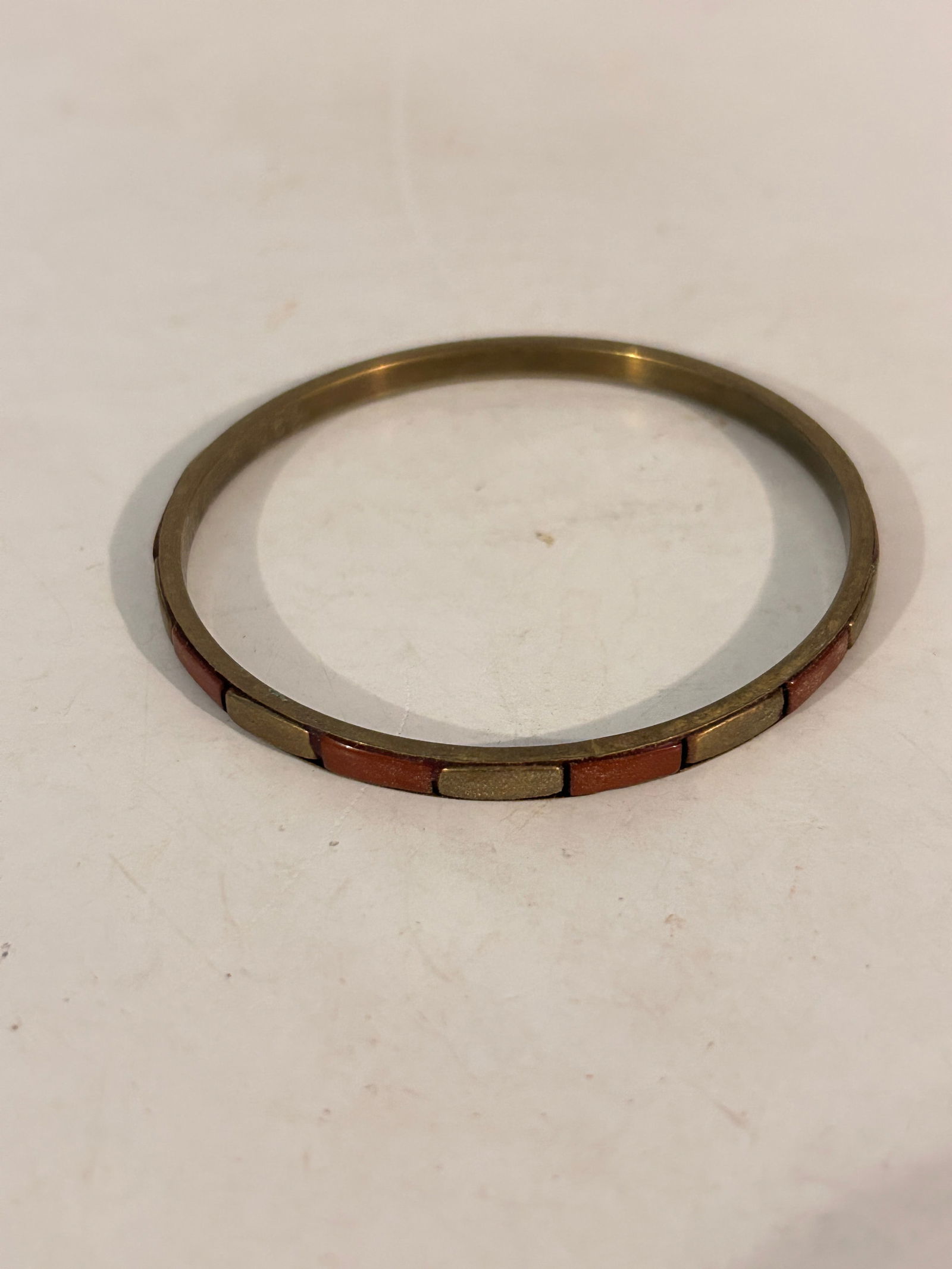 Vintage Brass Bracelet 7" (1 of 3)