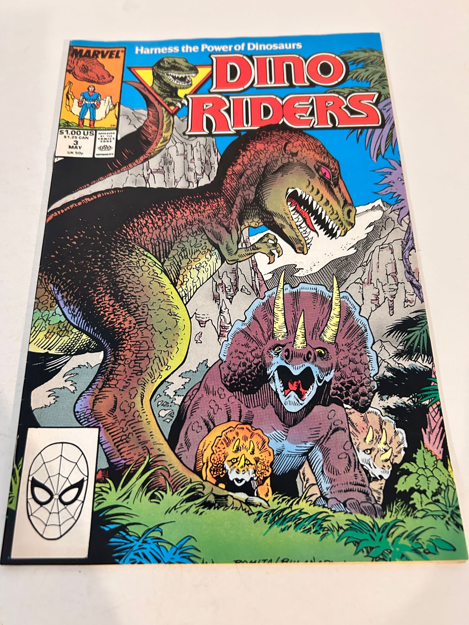 Vintage Comic Book Dino Riders # 3 (1 of 2)