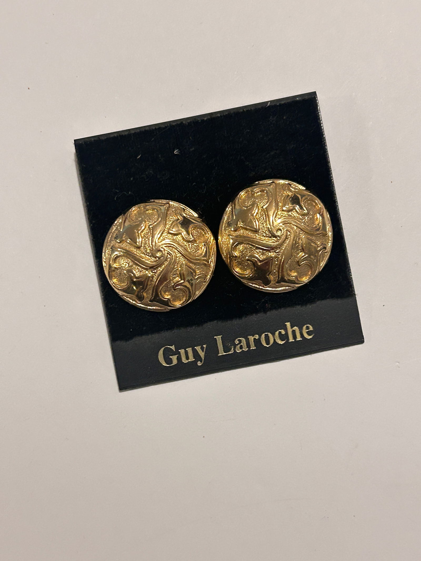 Vintage Guy Laroche Statement Fashion Earrings (1 of 3)