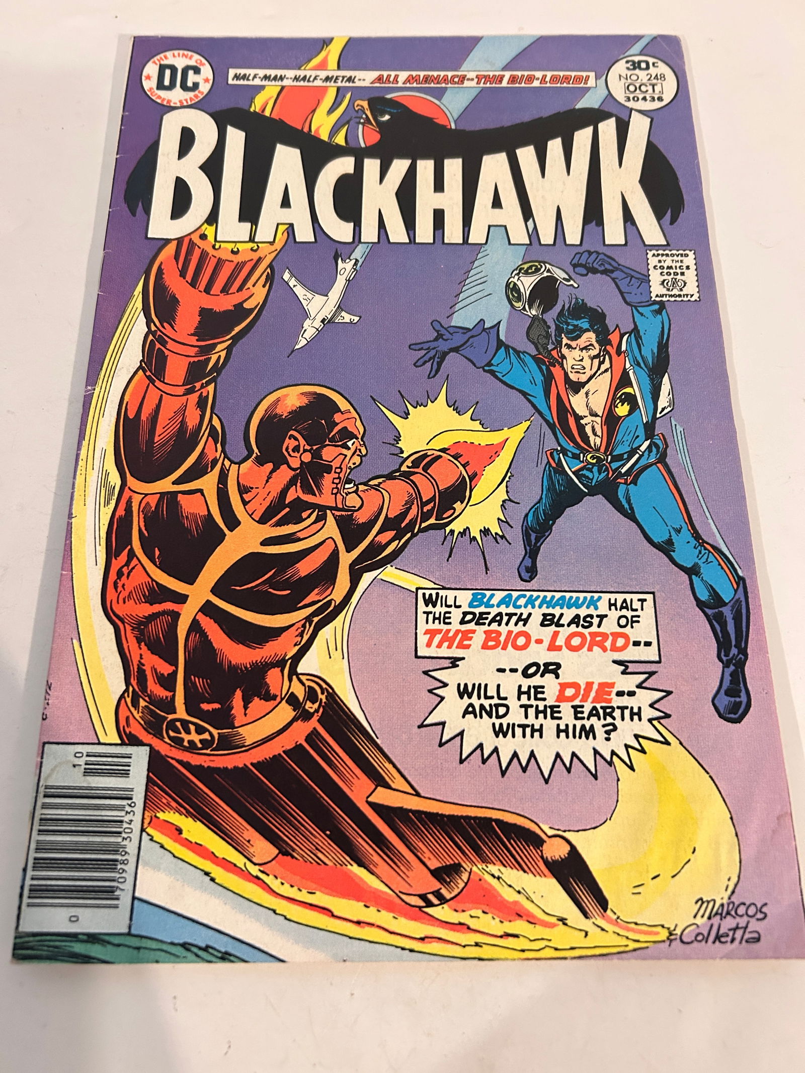 Vintage Comic Book Black Hawk # 248 (1 of 2)