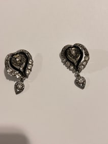 Vintage Fashion Rhinestone Earrings