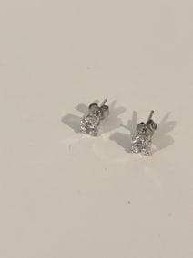 Vintage Sterling Silver Post Earrings