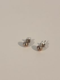 Vintage Sterling Silver Post Earrings