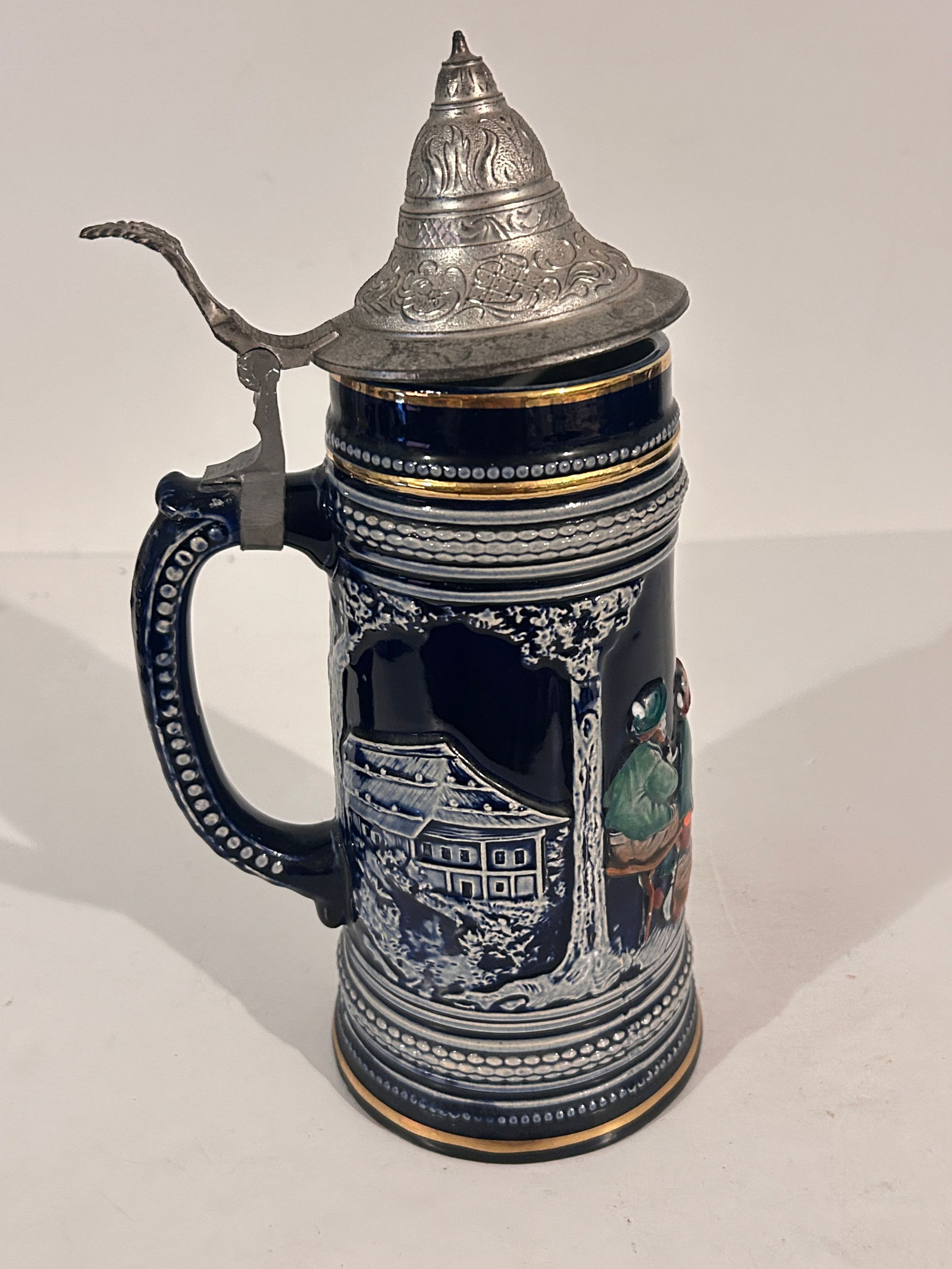 Vintage large Heavy DBGM 11'' Beer Stein Made In Germany (1 of 4)