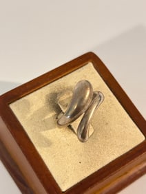 Tiffany & Co. Elsa Peretti Sterling Silver Teardrop Ring SZ 7