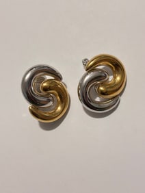 Vintage Monet Fashion Earrings