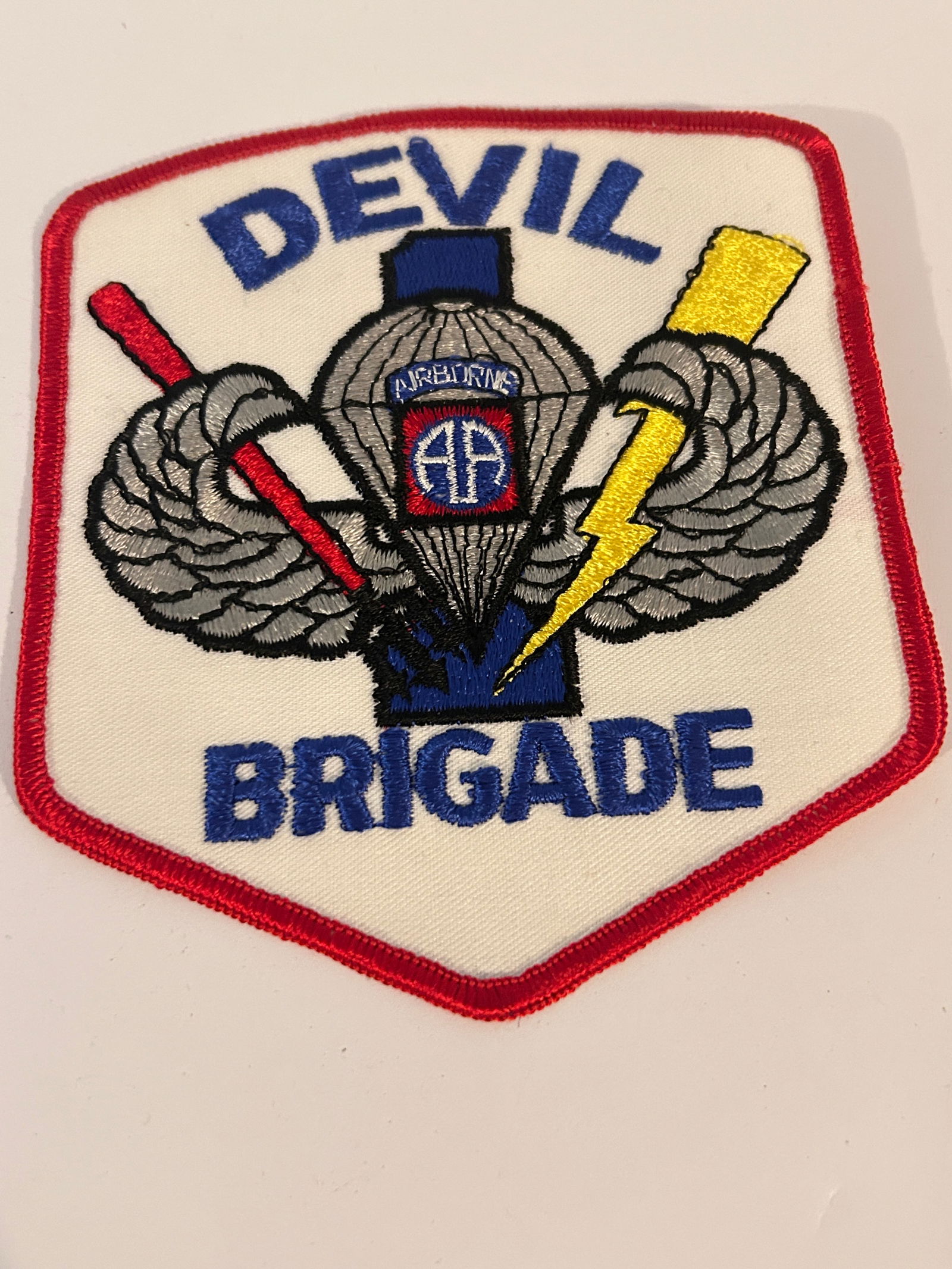 82nd Airborne Division Devil Brigade patch (1 of 3)