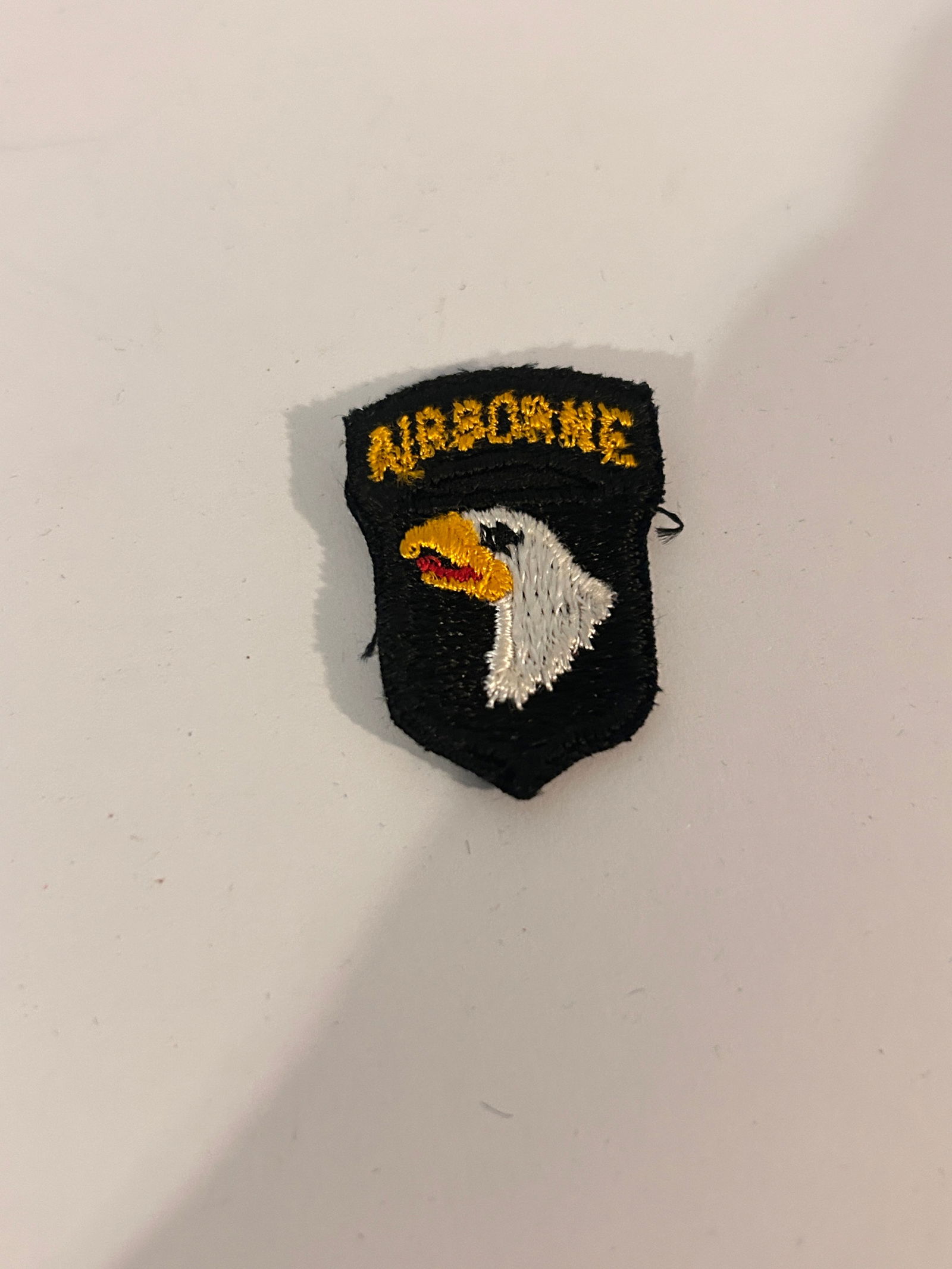 WW2 US 101st Airborne Div Screaming Eagles SSI mini Patch (1 of 3)