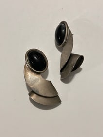 Vintage Modernist Fashion Earrings