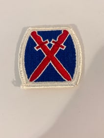 WWII US 10th Mountain Division patch
