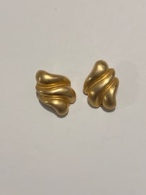Vintage Goldtone Fashion Earrings