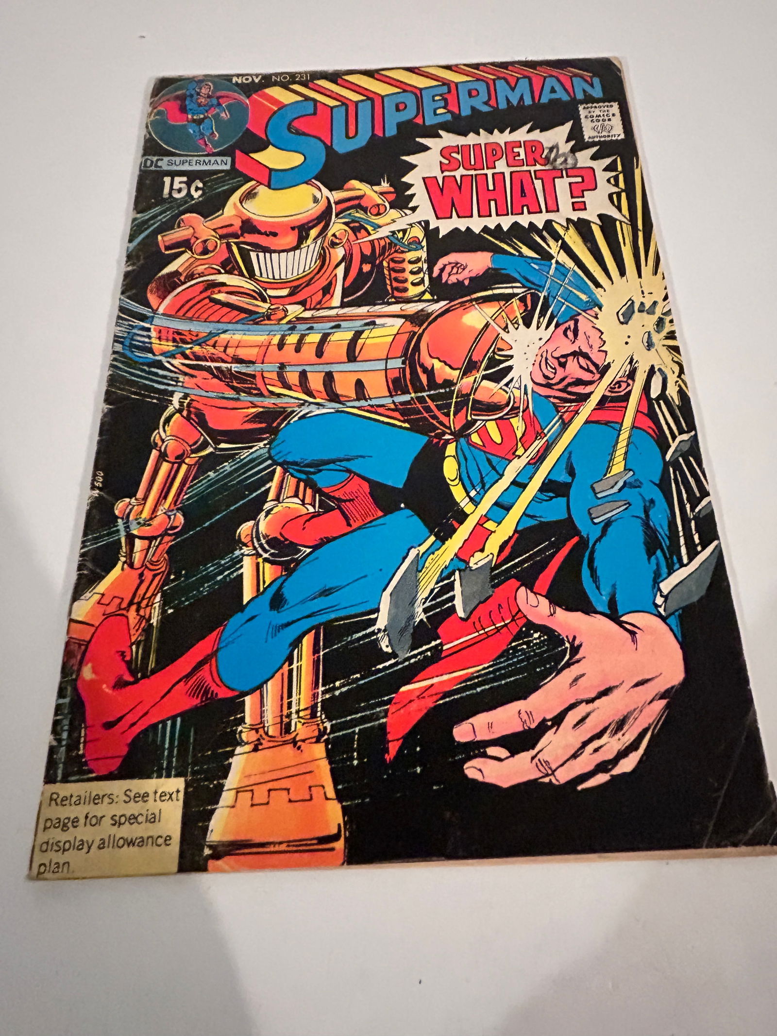 Vintage Comic Book Superman # 231 (1 of 2)
