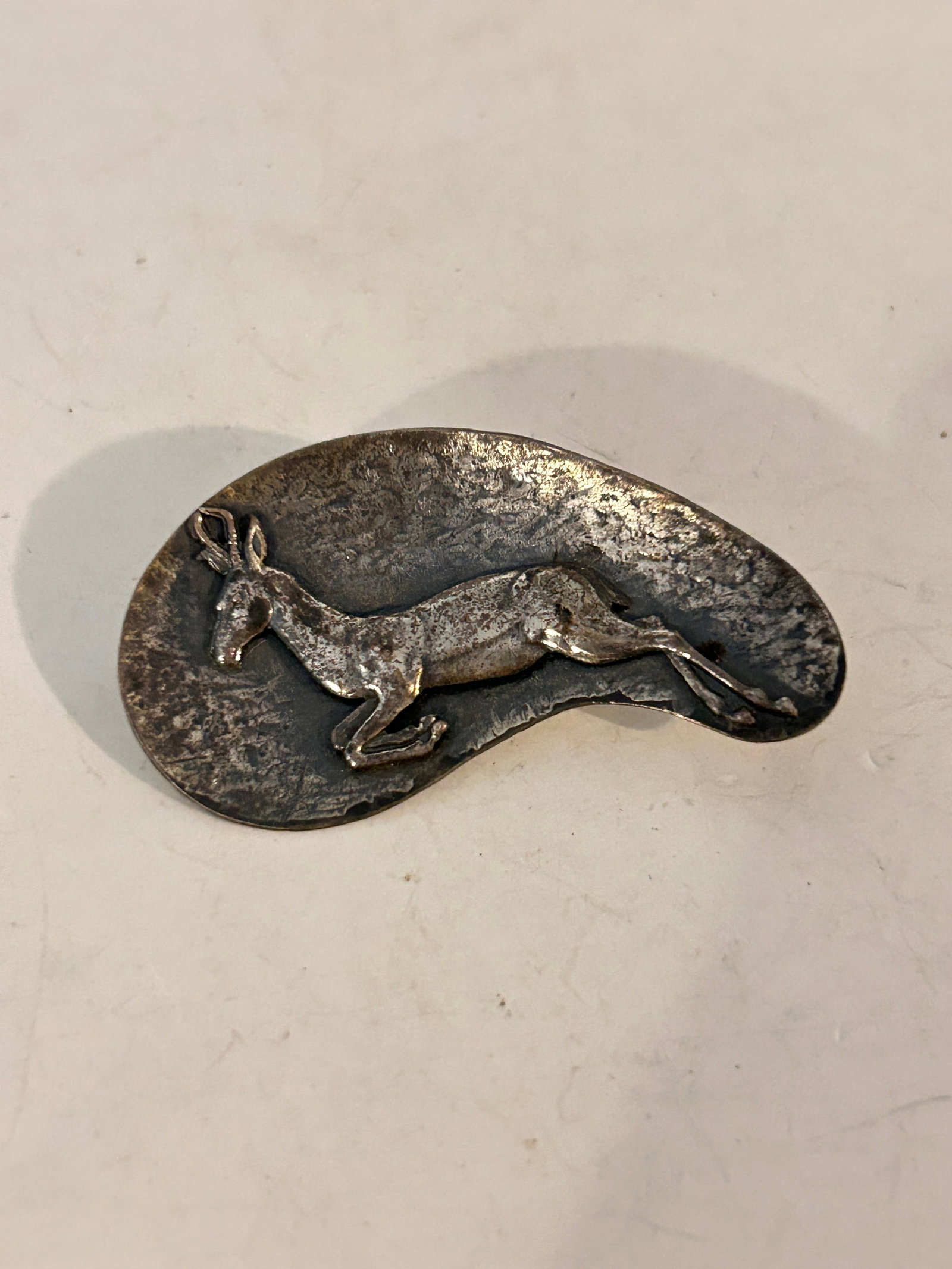 Candida S. Africa Sterling Silver deer animal Brooch 1947-51: Candida S. Africa Sterling Silver deer animal Brooch 1947-51 Please view all photos as they are part of the description and condition of this Item, Feel free to contact me with questions or picture re