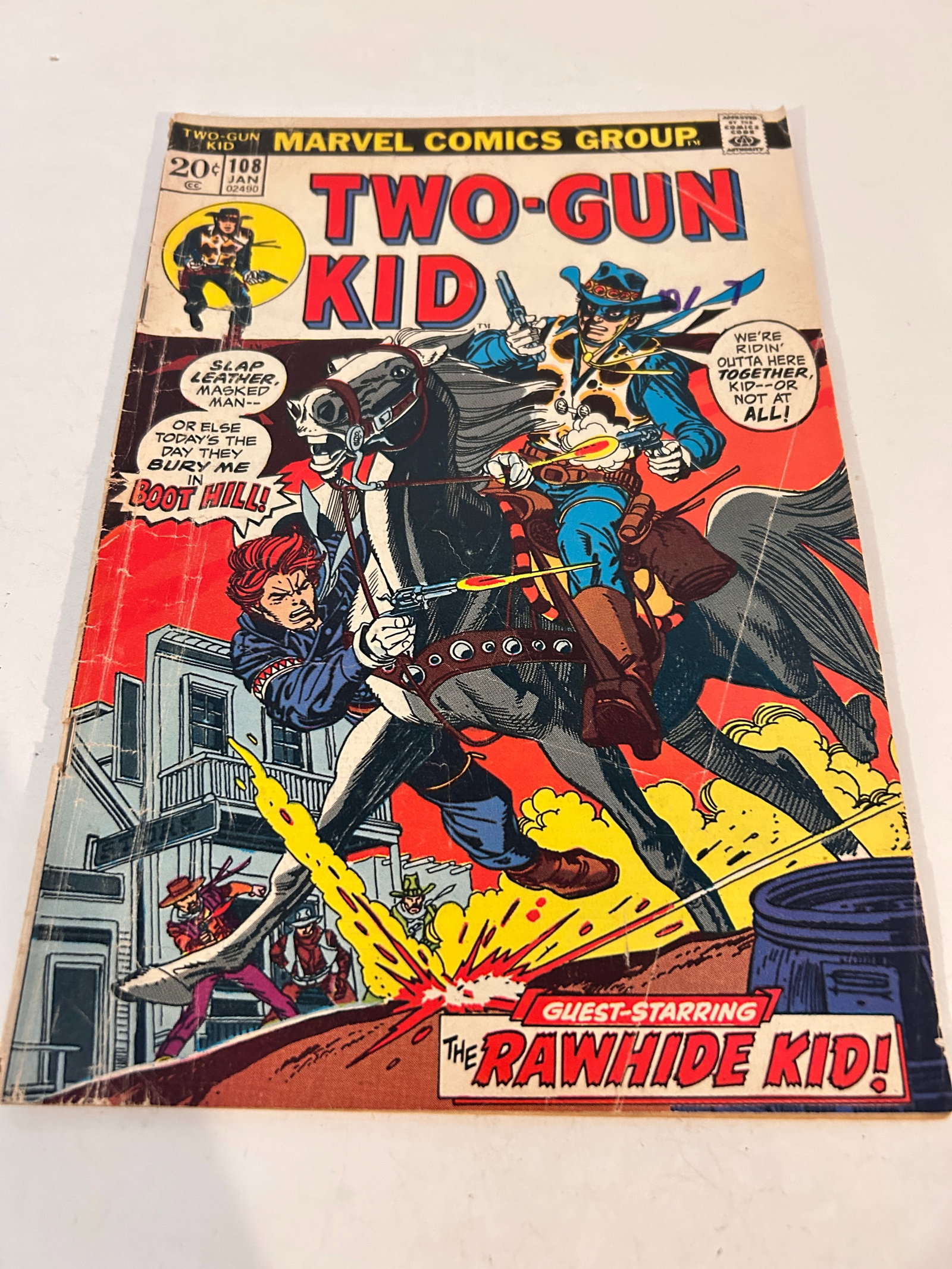 Vintage Comic Book Two-Gun Kid # 108: Vintage Comic Book Two-Gun Kid # 108 Please view all photos as they are part of the description and condition of this Item, Feel free to contact me with questions or picture requests! Used Item AS IS