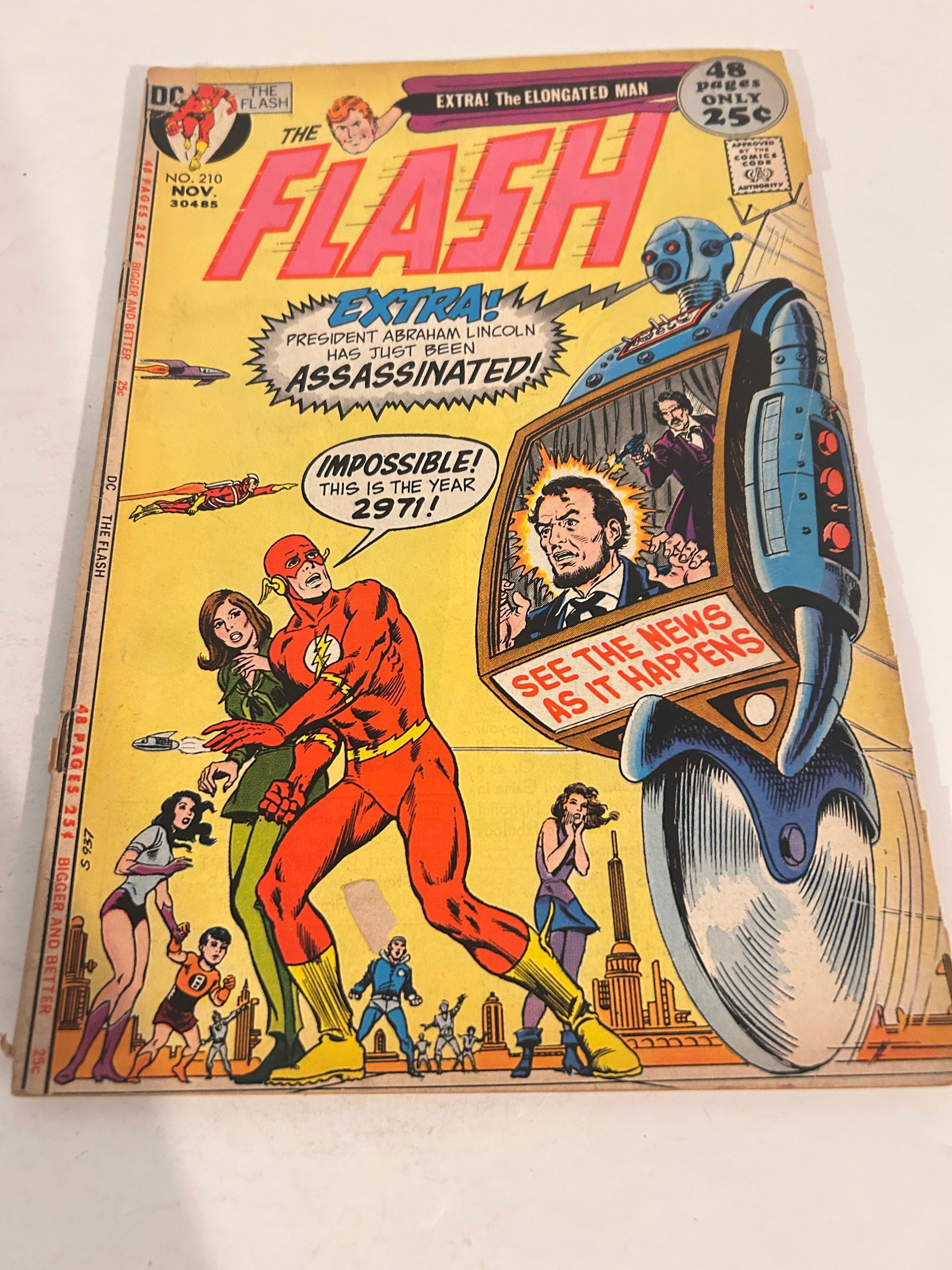 Vintage Comic Book The Flash # 210 (1 of 2)