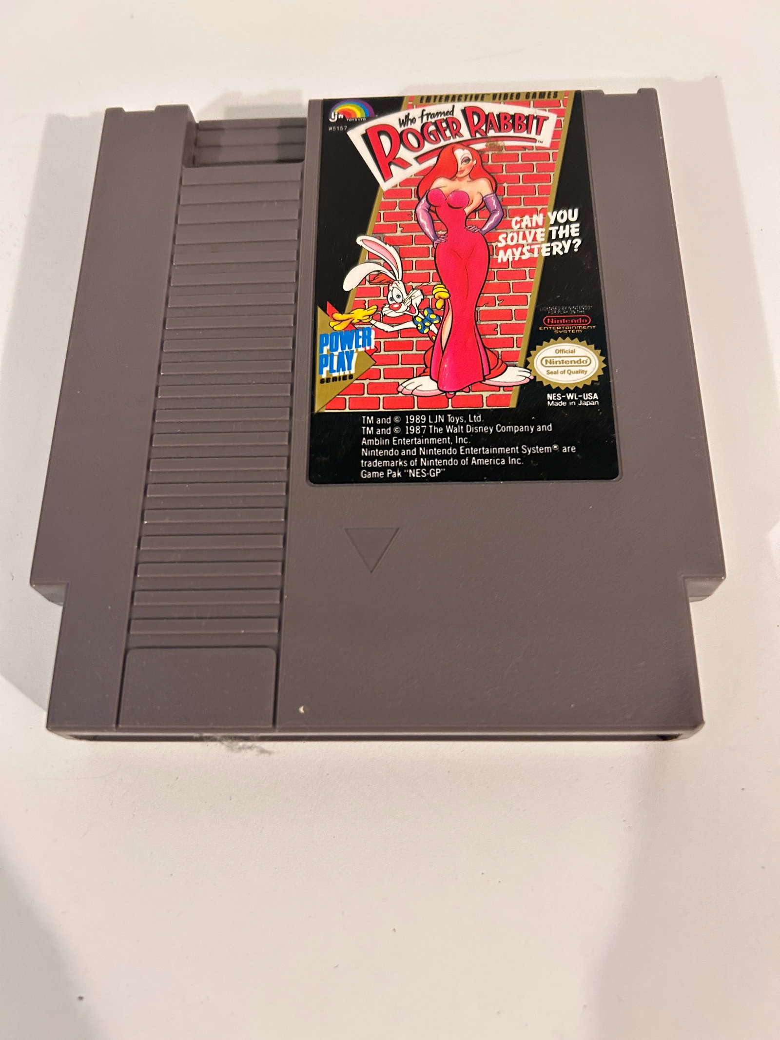 Vintage Nintendo Game Roger Rabbit: Vintage Nintendo Game Roger Rabbit Please view all photos as they are part of the description and condition of this Item, Feel free to contact me with questions or picture requests! Used Item AS IS