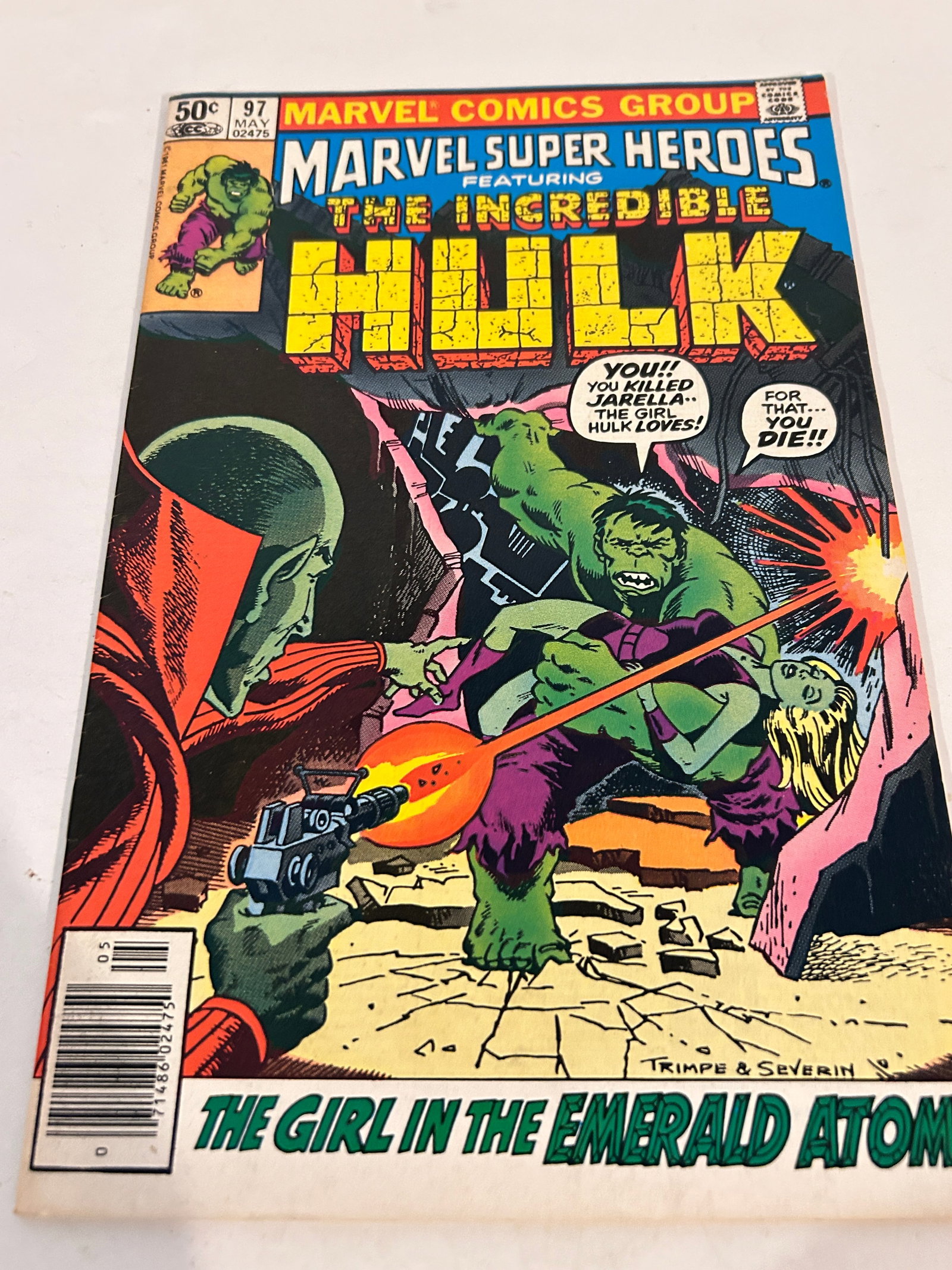Vintage Comic Book Marvel Super Heroes # 97: Vintage Comic Book Marvel Super Heroes # 97 Please view all photos as they are part of the description and condition of this Item, Feel free to contact me with questions or picture requests! Used Item