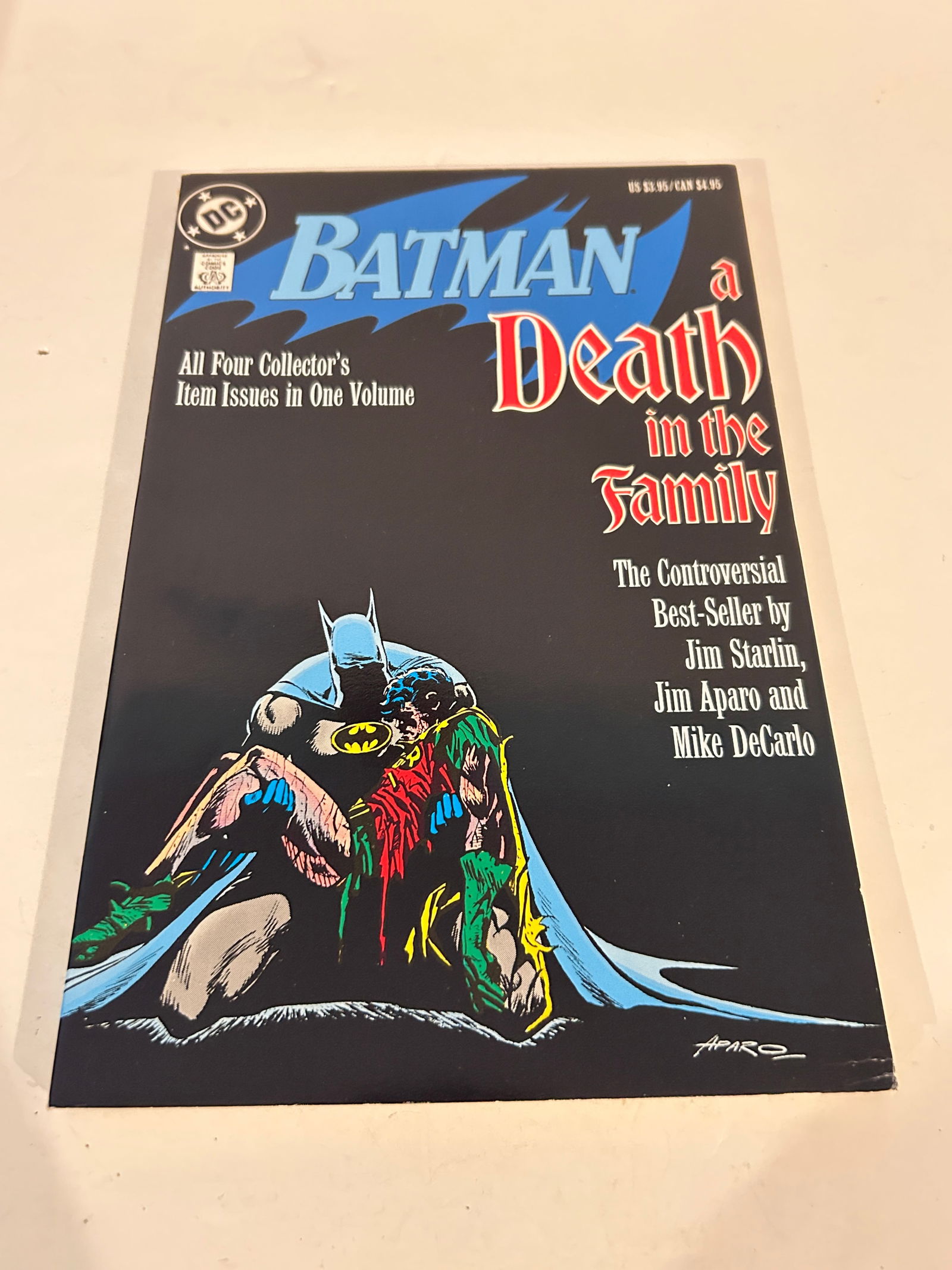 Vintage Comic Book Batman Death In The Family (1 of 2)