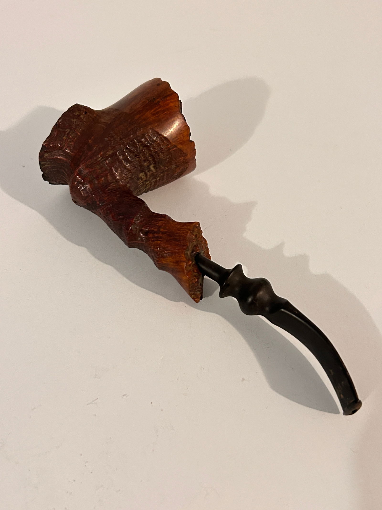 Gorgeous Hand Carved Tobacco Smoking Pipe Briarwood Denmark (1 of 6)