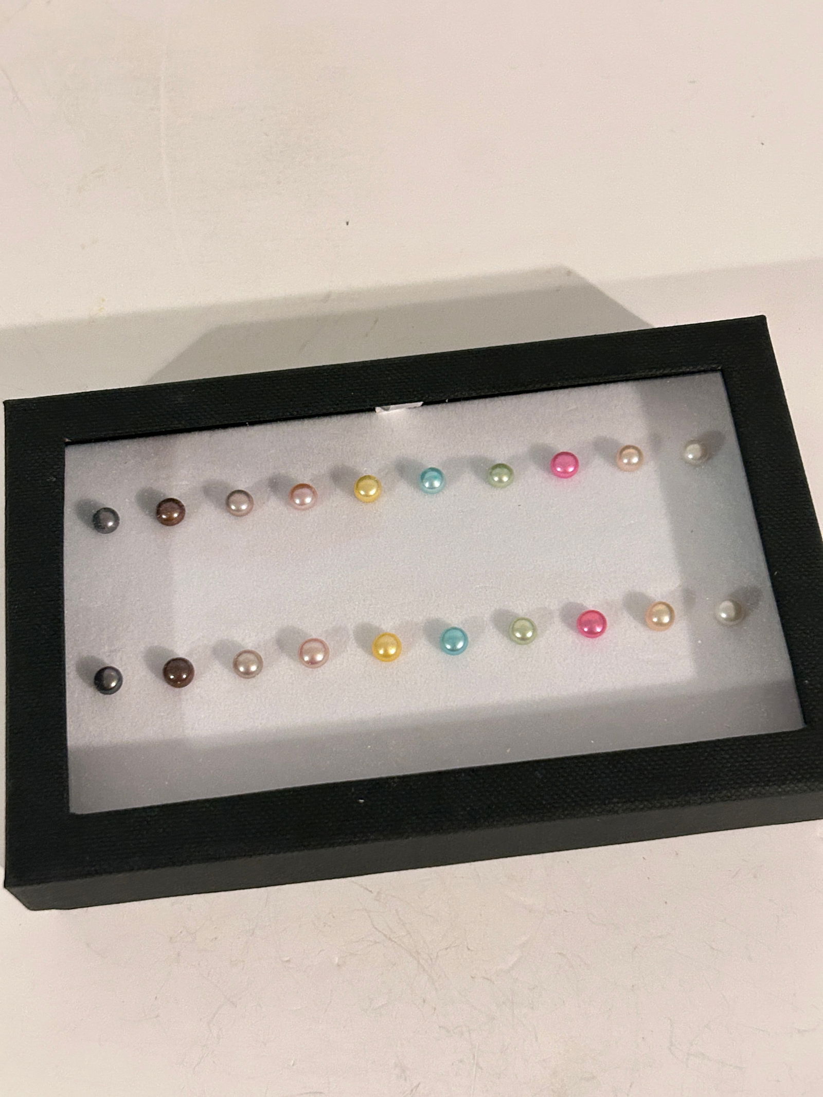 10 assorted colorful post Earrings new (1 of 5)