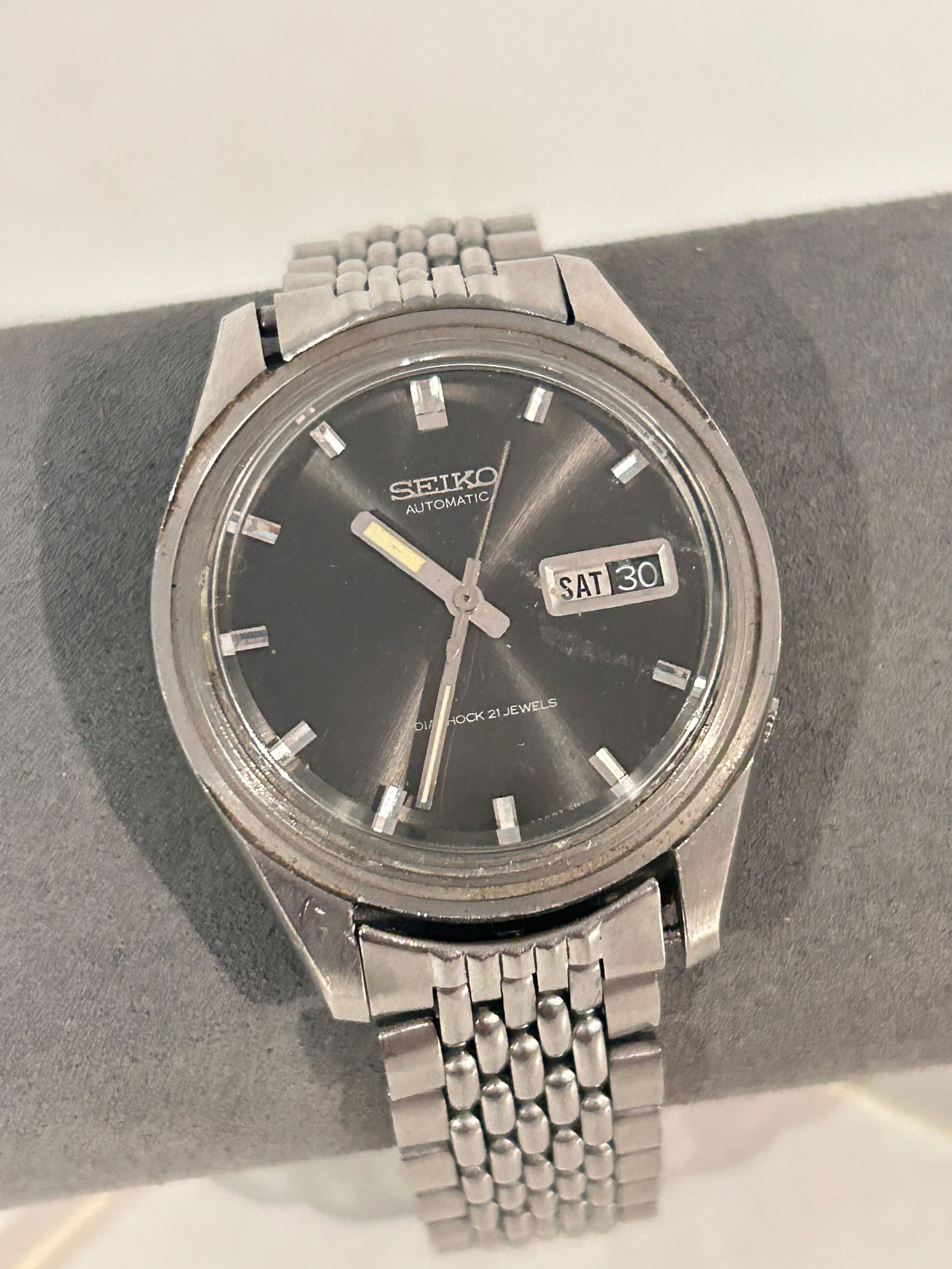 Vintage Seiko 6619 Automatic Watch - Diashock 21 Jewels working (1 of 5)