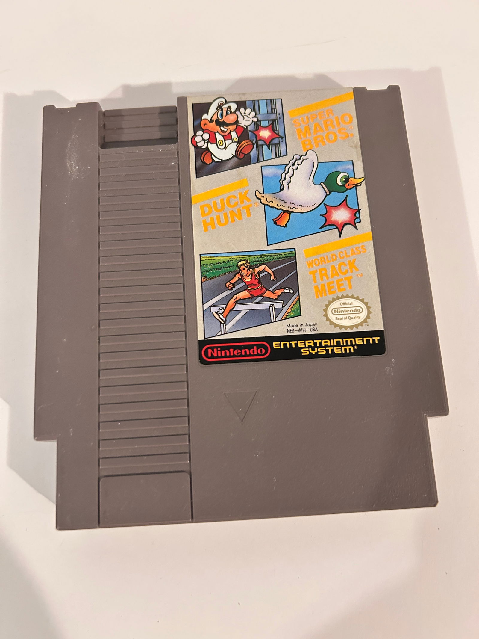 Vintage Nintendo Game Super Marios Duck Hunt Track Meet (1 of 2)
