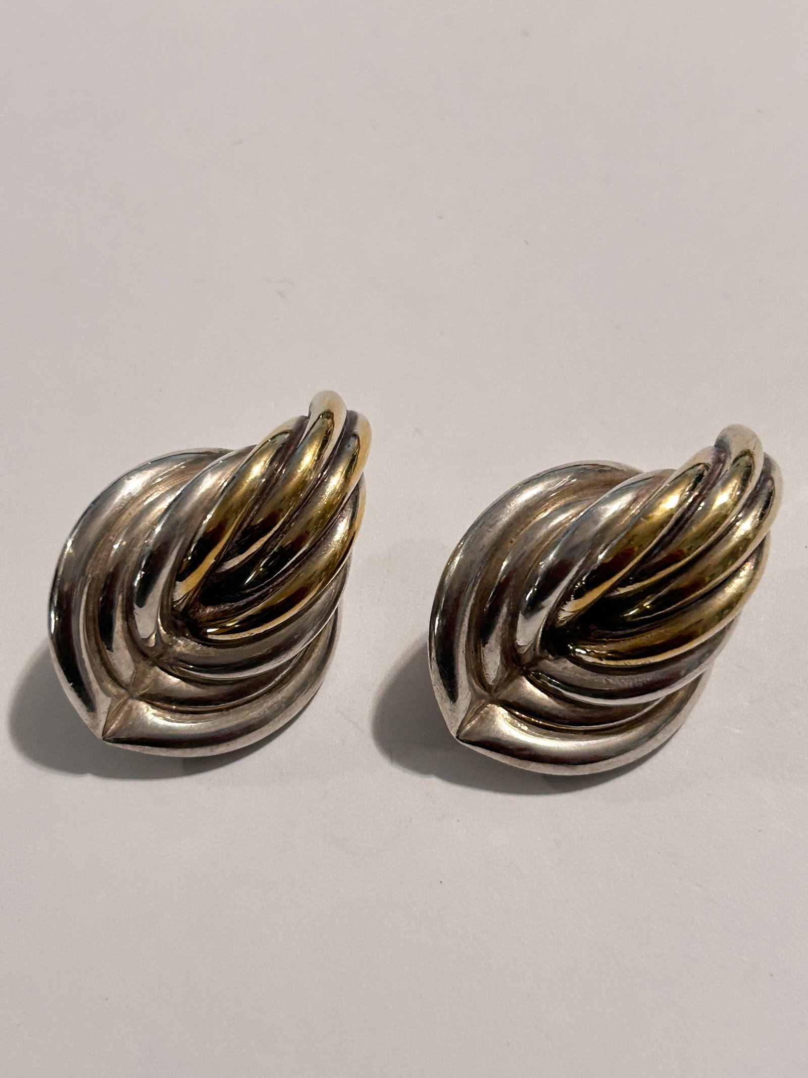 Vintage Brian Signed Electroform Sterling Silver Earrings: Vintage Brian Signed Electroform Sterling Silver Earrings Please view all photos as they are part of the description and condition of this Item, Feel free to contact me with questions or picture reque