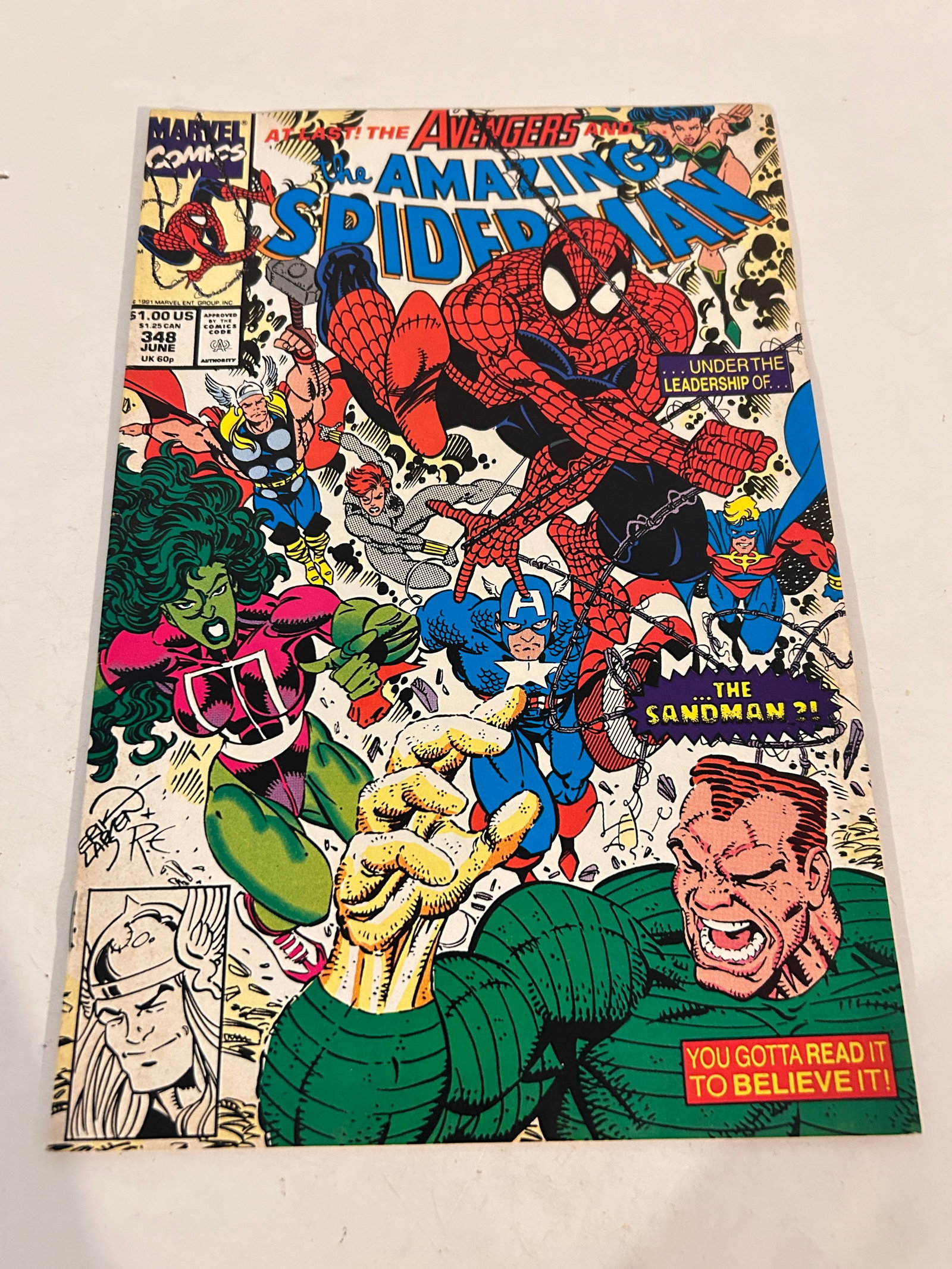 Vintage Comic Book Amazing Spider-Man # 348: Vintage Comic Book Amazing Spider-Man # 348 Please view all photos as they are part of the description and condition of this Item, Feel free to contact me with questions or picture requests! Used Item