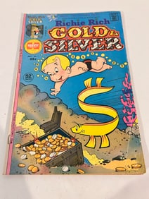 Vintage Comic Book Richie Rich Gold & Silver # 1