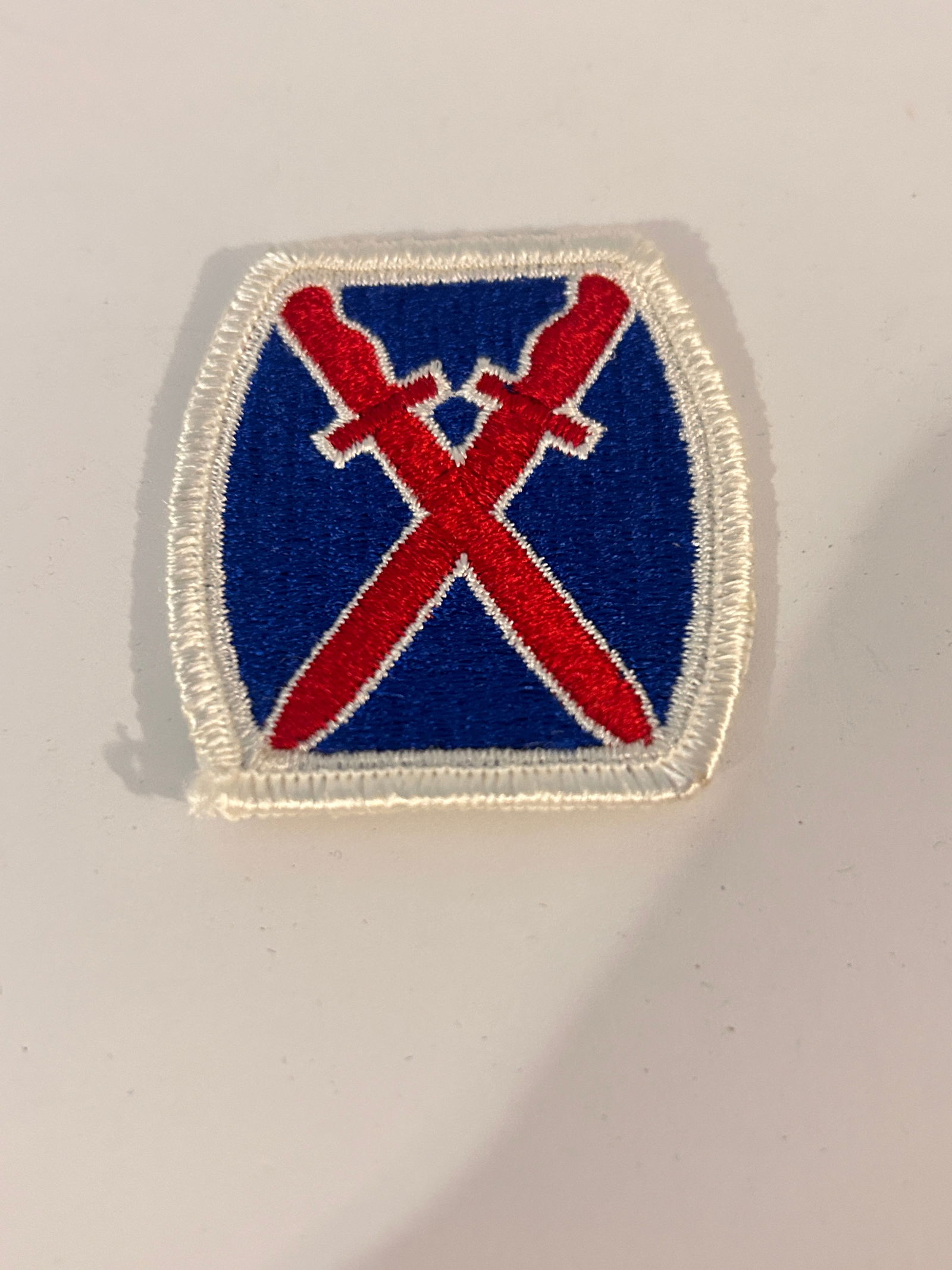 WWII US 10th Mountain Division patch (1 of 3)