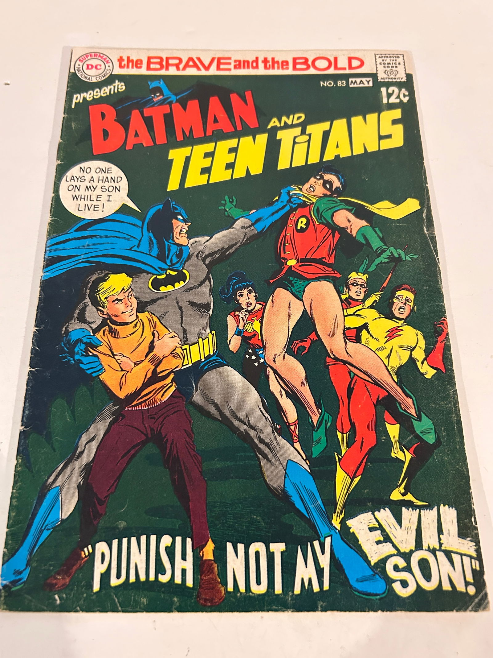 Vintage Comic Book Bat Man & Teen Titans # 83 (1 of 2)