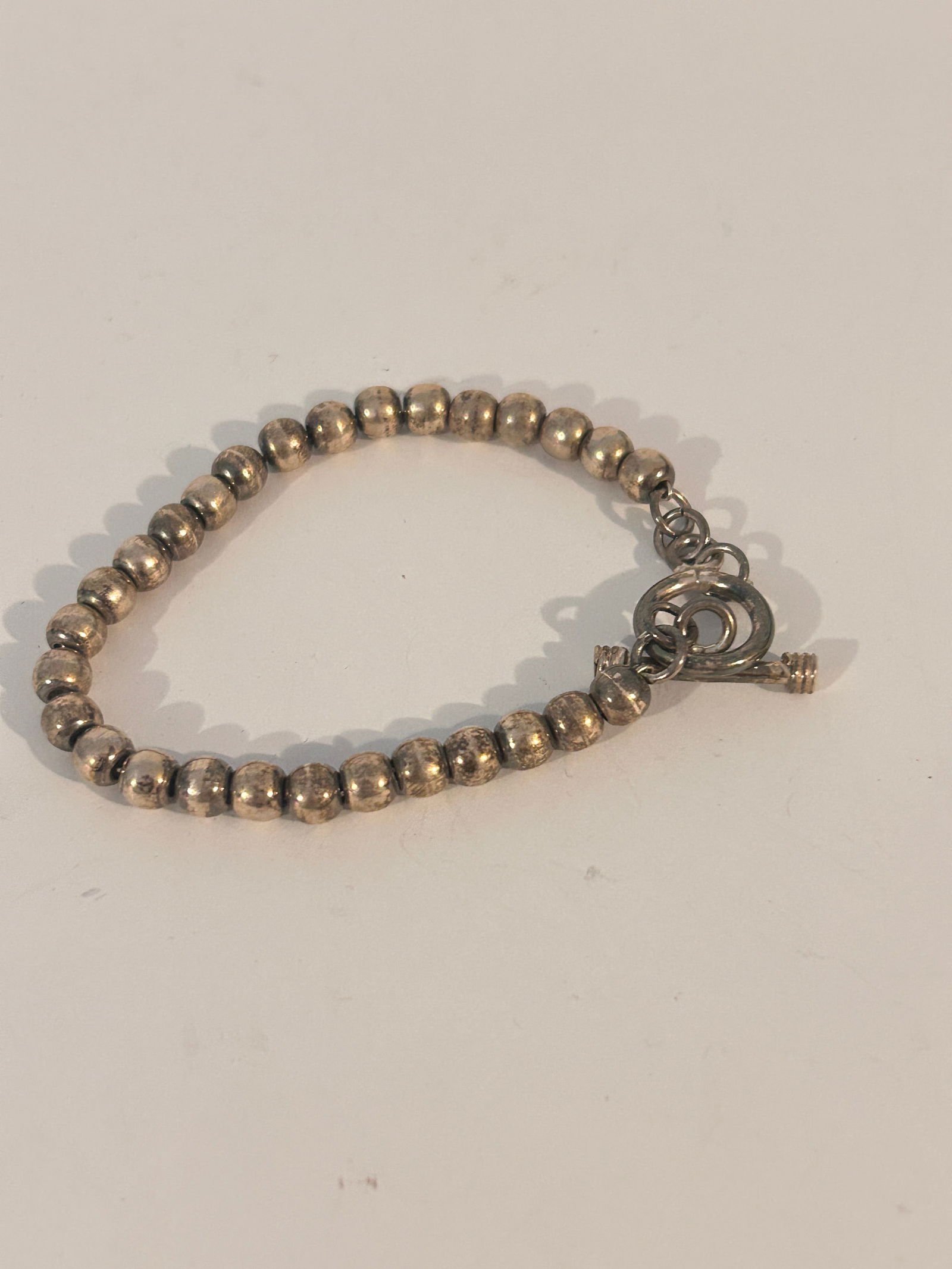 Vintage Sterling Silver Tiffany Style Bracelet 7 1/2" (1 of 4)